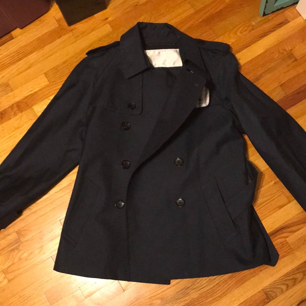 Navy Coach Belted Trench